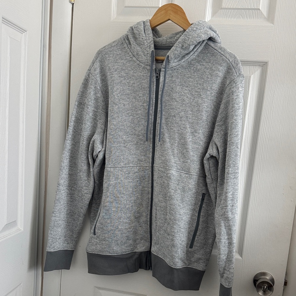 Goodfellow & Co Heather Gray Zip-Up Jacket
